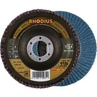 Rhodius 202652 LSZ F2 Fächerschleifscheibe Edelstahl, Stahl 10St. Rhodius 202652 LSZ F2 Fächerschleifscheibe Edelstahl, Stahl 10St.