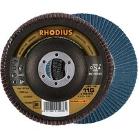 Rhodius 202680 LSZ F2 Fächerschleifscheibe Edelstahl, Stahl 10St. Rhodius 202680 LSZ F2 Fächerschleifscheibe Edelstahl, Stahl 10St.