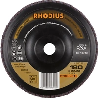 Rhodius 202559 LSZ P1 Fächerschleifscheibe Edelstahl, Stahl 10St. Rhodius 202559 LSZ P1 Fächerschleifscheibe Edelstahl, Stahl 10St.