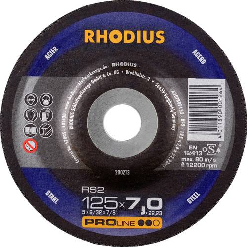 Rhodius 211782 RS2 X-LOCK Schruppscheibe Stahl 10 St.