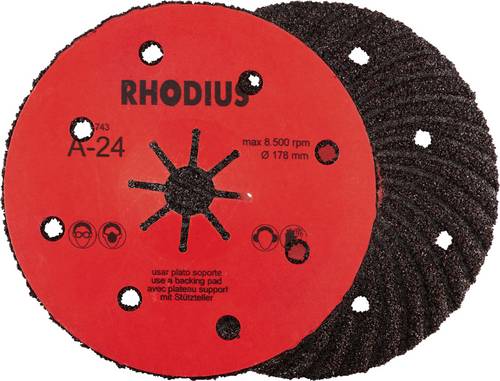 Rhodius 305485 Fiberscheibe Körnung (num)=24 25 St.