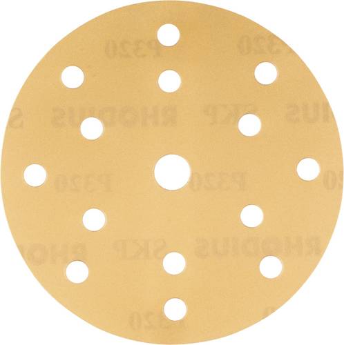 Rhodius 333216 SKP15 V, 100 Stück Klettscheibe 150 mm, Form CK 861, Korn 320, ALPHAline für