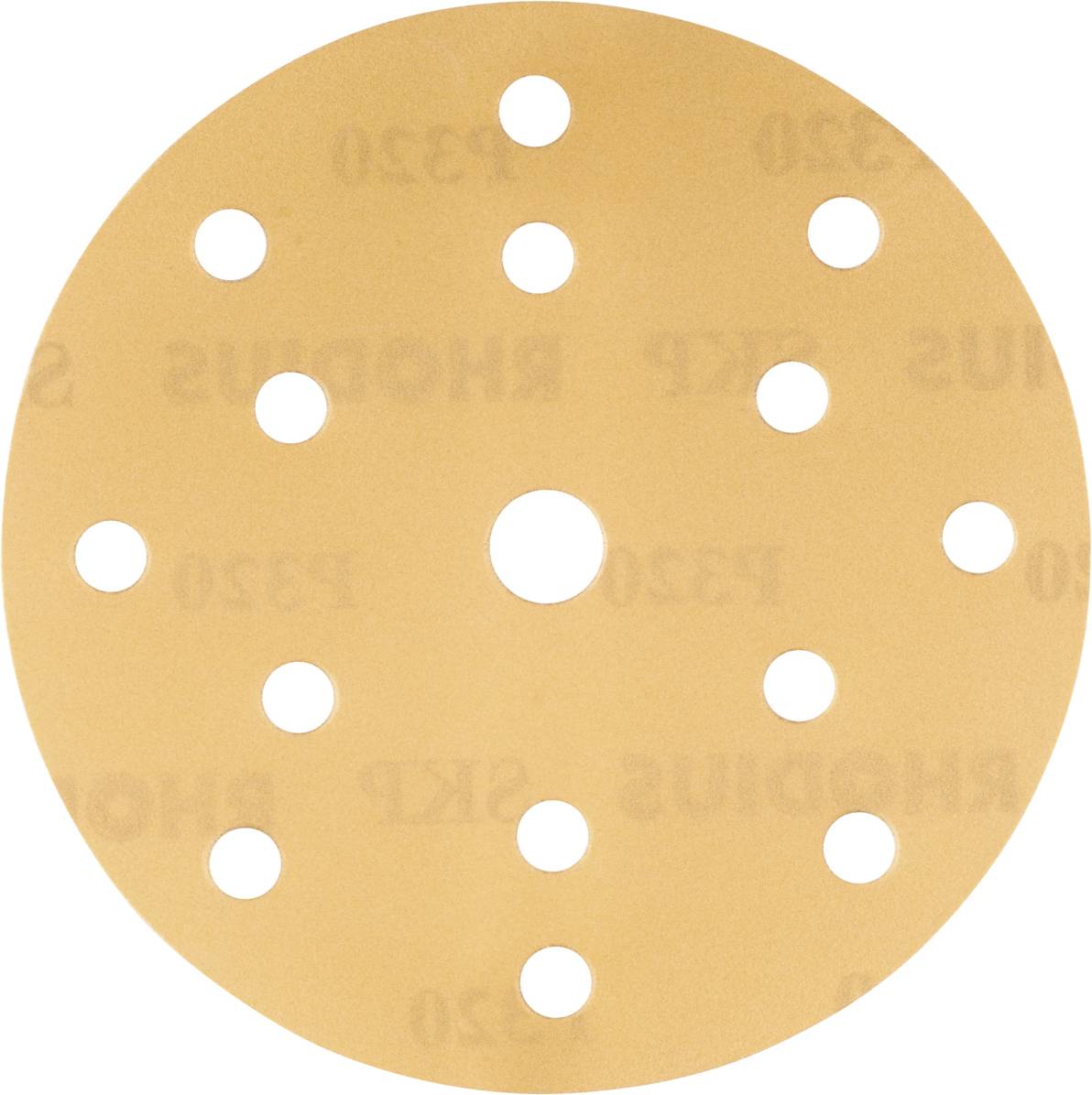 Rhodius 333216 SKP15 V, 100 Stück Klettscheibe 150 mm, Form CK 861, Korn 320, ALPHAline für universellen Einsatz 100St.