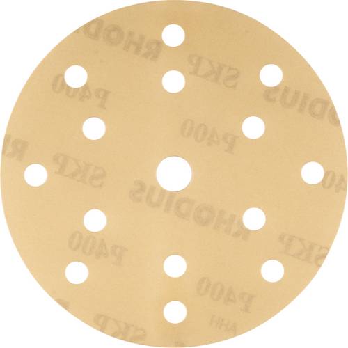 Rhodius 333217 SKP15 V, 100 Stück Klettscheibe 150 mm, Form CK 861, Korn 400, ALPHAline für
