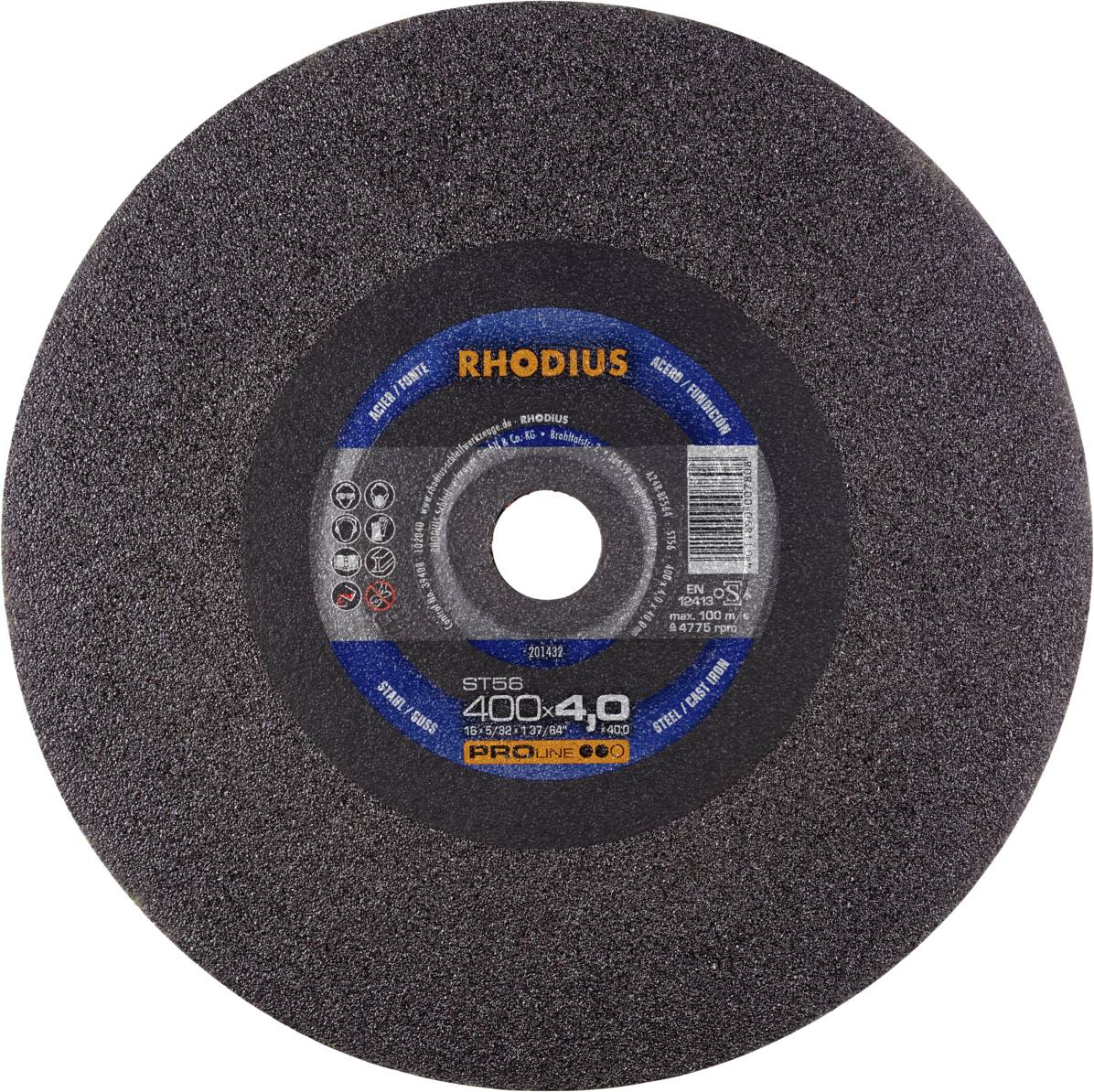 Rhodius ST56 201432 Trennscheibe 10 St. Stahl, Guss