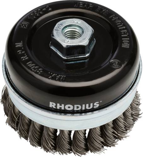 Rhodius STBZ, Topfbürste 100 x 20 x M14, gezopft, PROline, für Stahl STBZ 353012 1 St.