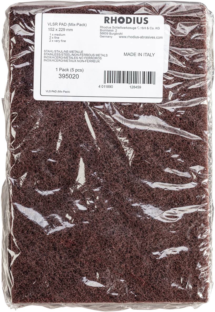 Rhodius 395020 VLS PAD 5ER MIX-PACK, 152 x 229 mm, PROline, für universellen Einsatz 5St.