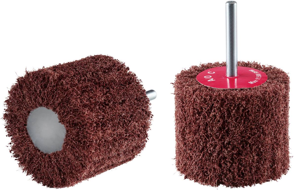 Rhodius 305345 VS, 10 Stück Vliesfächerschleifer 60 x 50 x 6,0 mm, coarse, TOPline, für Edelstahl, Stahl, NE-Metalle 10St.