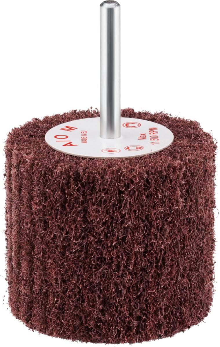 Rhodius 305346 VS, 10 Stück Vliesfächerschleifer 60 x 50 x 6,0 mm, medium, TOPline, für Edelstahl, Stahl, NE-Metalle 10St.