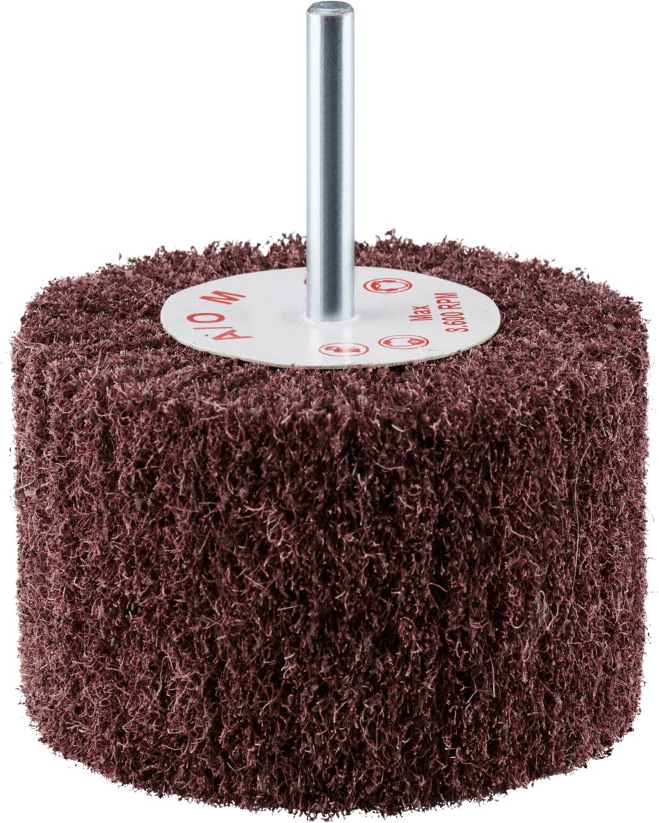 Rhodius 305350 VS, 10 Stück Vliesfächerschleifer 80 x 50 x 6,0 mm, medium, TOPline, für Edelstahl, Stahl, NE-Metalle 10St.