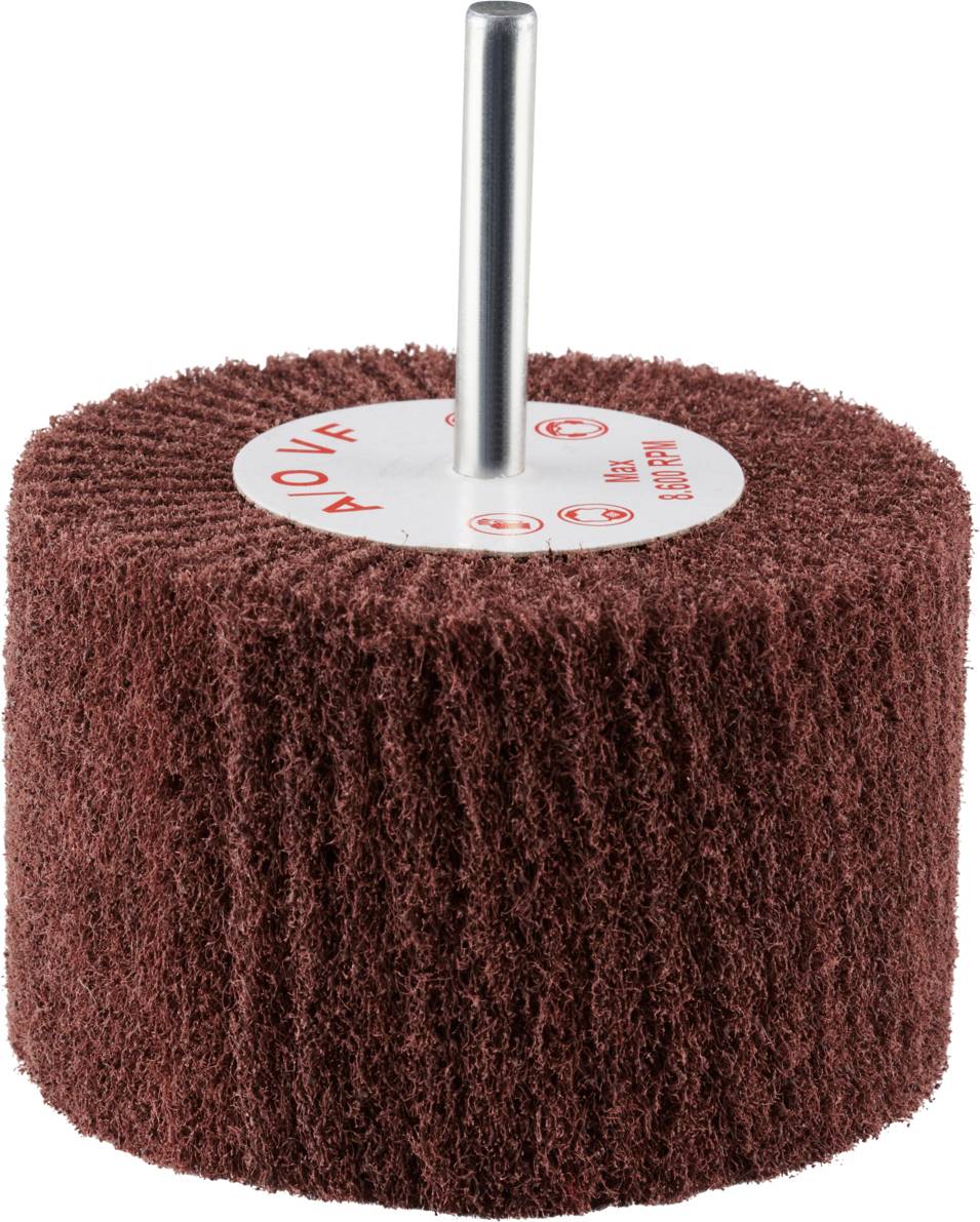 Rhodius 305352 VS, 10 Stück Vliesfächerschleifer 80 x 50 x 6,0 mm, very fine, TOPline, für Edelstahl, Stahl, NE-Metalle 10St.