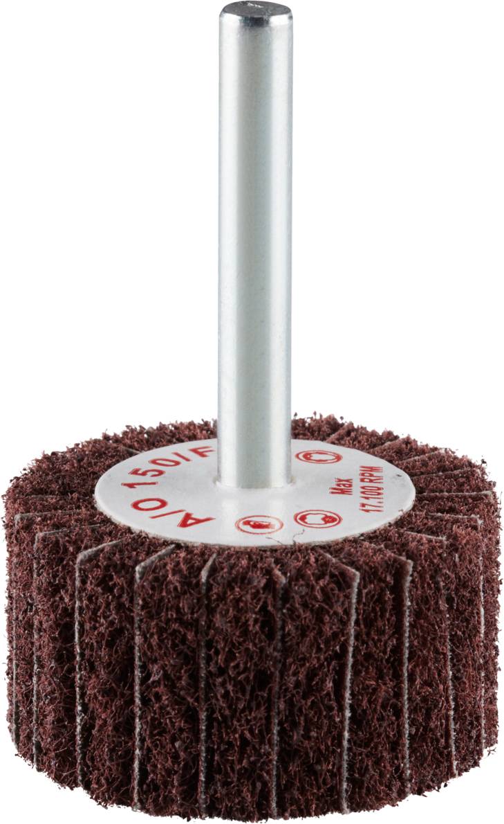 Rhodius 305315 VSK, 10 Stück Vliesfächerschleifer 40 x 20 x 6,0 mm, A150, fine, TOPline, für Edelstahl, Stahl, NE-Metalle 10St.