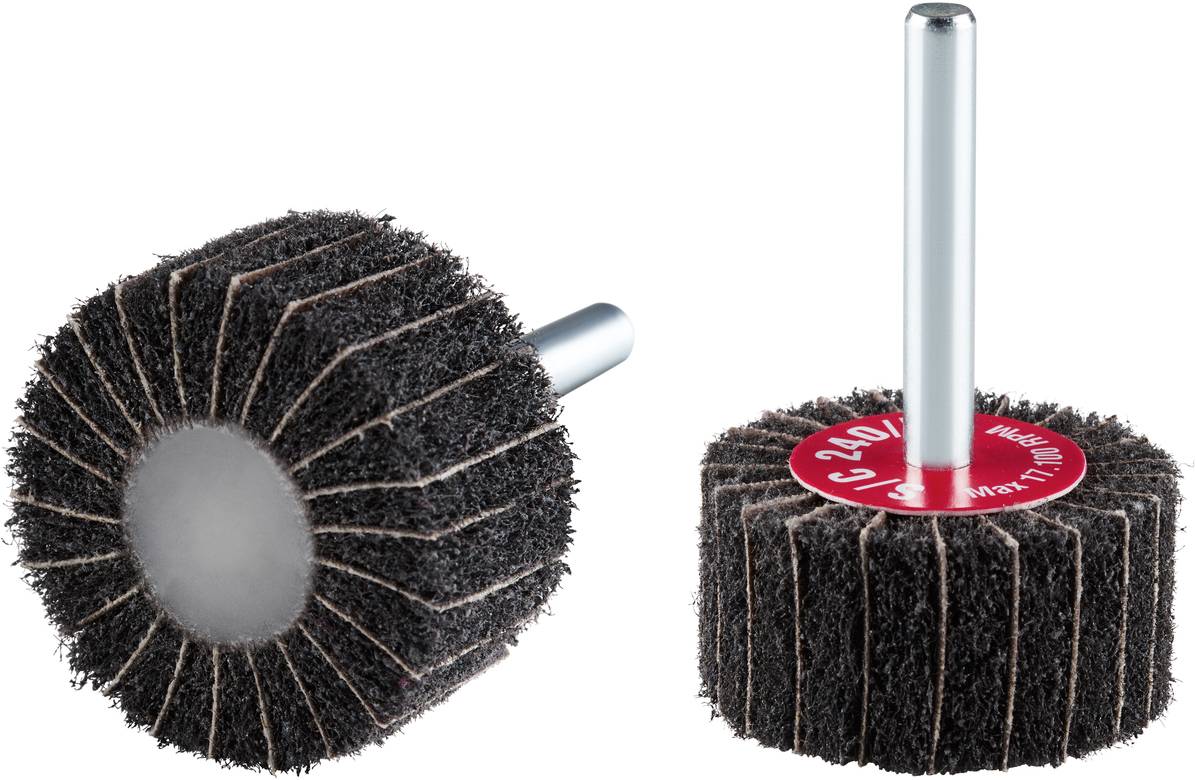 Rhodius 305316 VSK, 10 Stück Vliesfächerschleifer 40 x 20 x 6,0 mm, A240, very fine, TOPline, für Edelstahl, Stahl, NE-Metalle 10