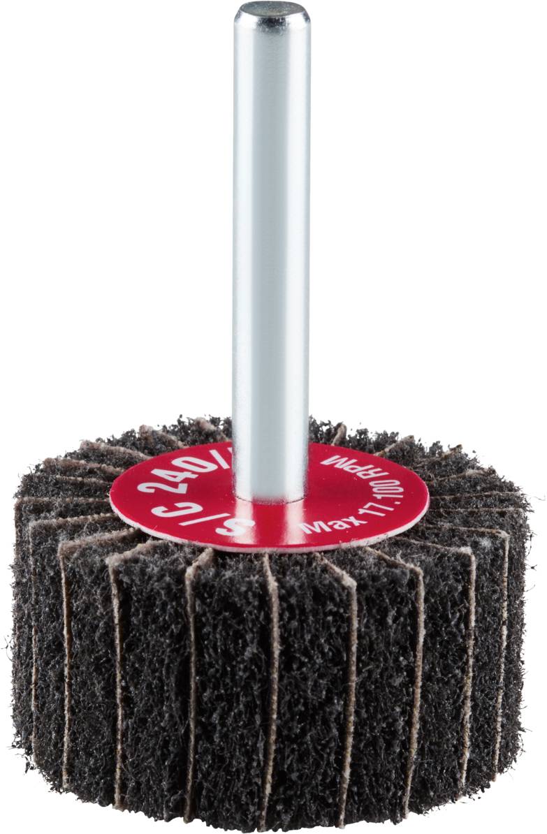 Rhodius 305316 VSK, 10 Stück Vliesfächerschleifer 40 x 20 x 6,0 mm, A240, very fine, TOPline, für Edelstahl, Stahl, NE-Metalle 10