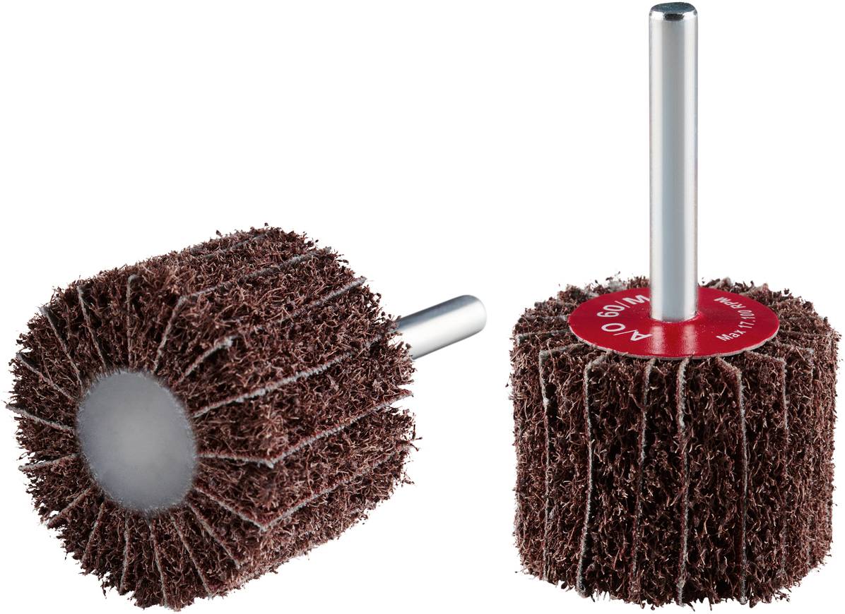 Rhodius 305317 VSK, 10 Stück Vliesfächerschleifer 40 x 30 x 6,0 mm, A60, coarse, TOPline, für Edelstahl, Stahl, NE-Metalle 10St.