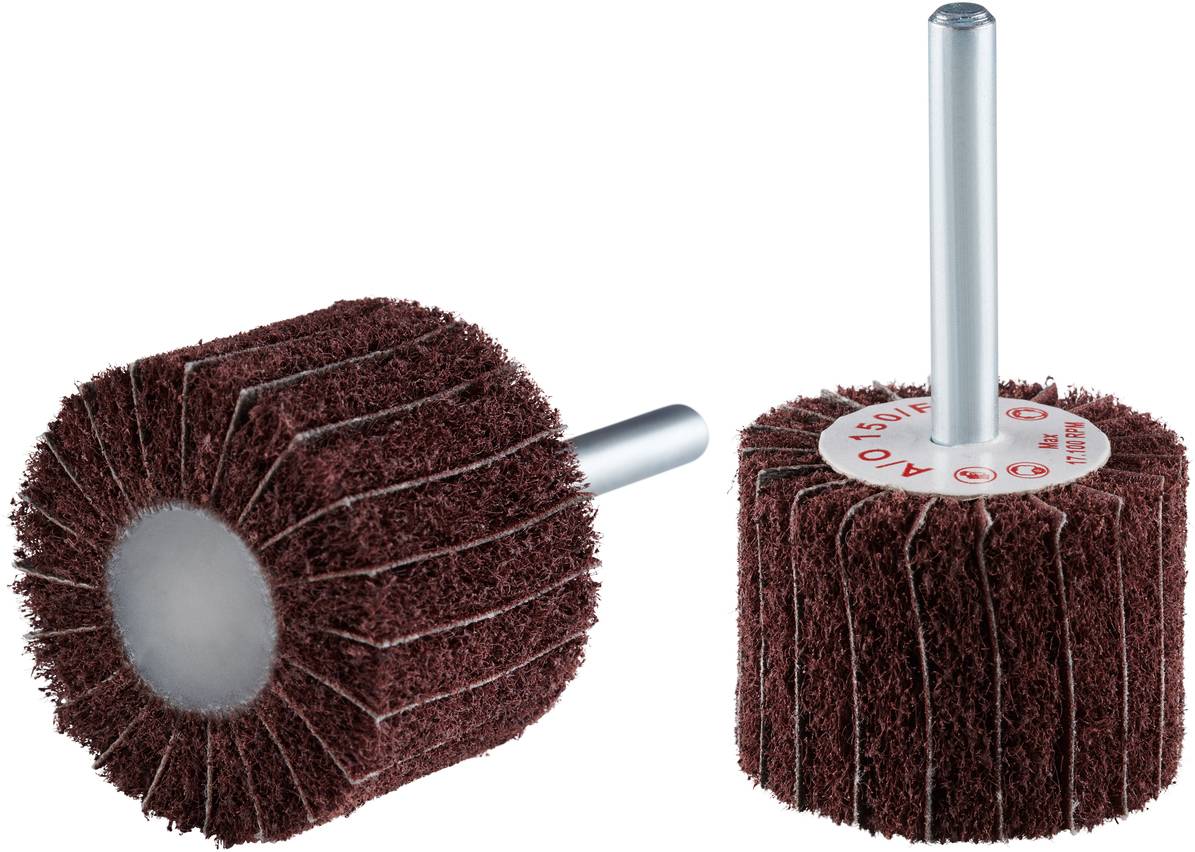 Rhodius 305319 VSK, 10 Stück Vliesfächerschleifer 40 x 30 x 6,0 mm, A150, fine, TOPline, für Edelstahl, Stahl, NE-Metalle 10St.