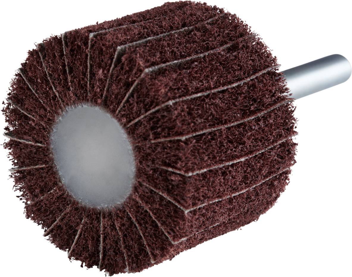 Rhodius 305319 VSK, 10 Stück Vliesfächerschleifer 40 x 30 x 6,0 mm, A150, fine, TOPline, für Edelstahl, Stahl, NE-Metalle 10St.