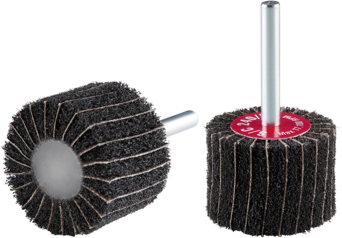 Rhodius 305320 VSK, 10 Stück Vliesfächerschleifer 40 x 30 x 6,0 mm, A240, very fine, TOPline, für Edelstahl, Stahl, NE-Metalle 10