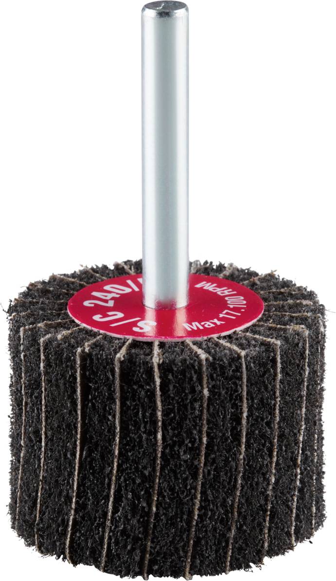 Rhodius 305320 VSK, 10 Stück Vliesfächerschleifer 40 x 30 x 6,0 mm, A240, very fine, TOPline, für Edelstahl, Stahl, NE-Metalle 10