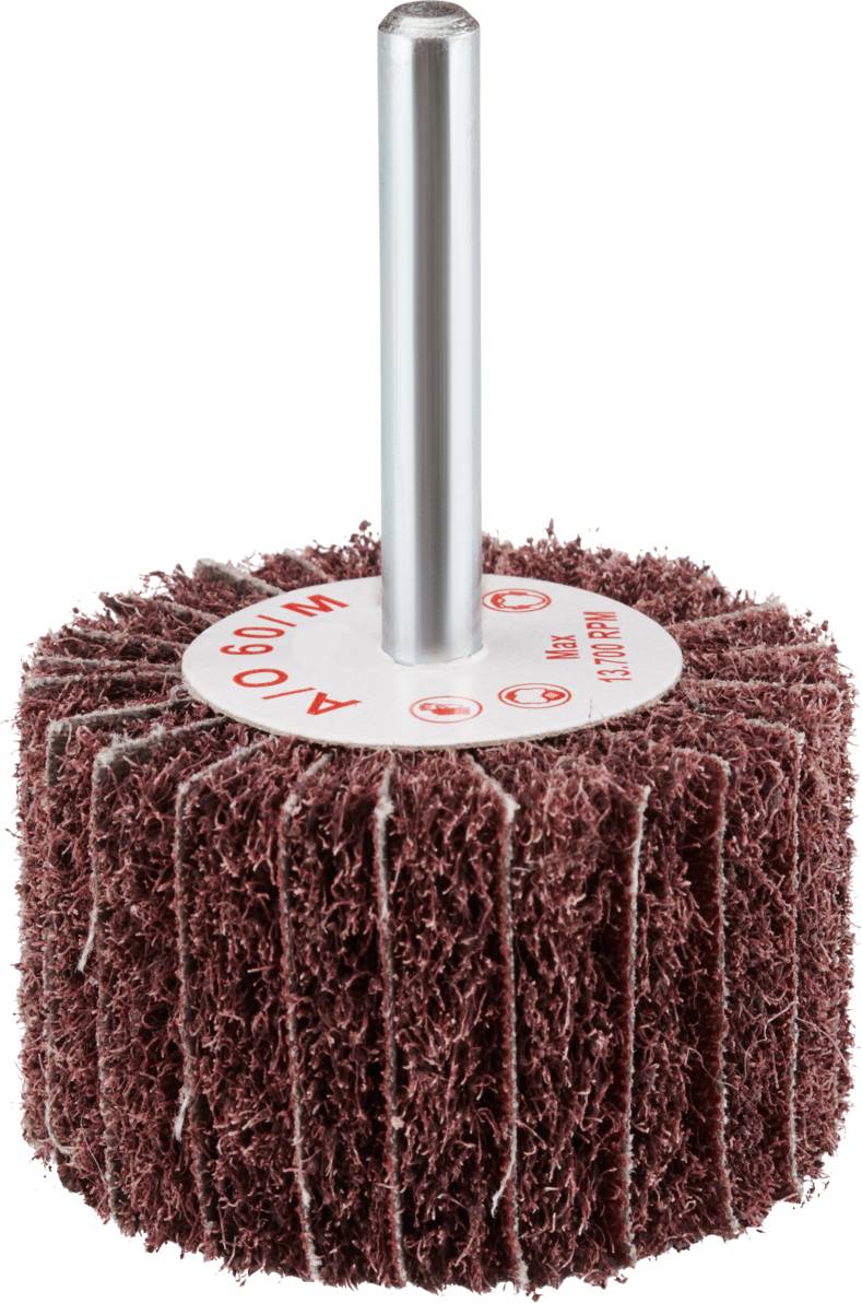 Rhodius 305650 VSK, 10 Stück Vliesfächerschleifer 50 x 30 x 6,0 mm, A60, coarse, TOPline, für Edelstahl, Stahl, NE-Metalle 10St.