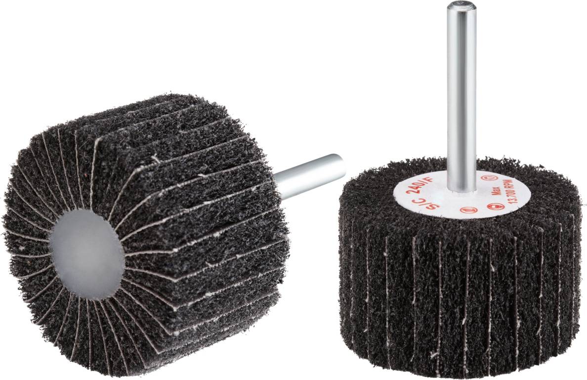 Rhodius 305653 VSK, 10 Stück Vliesfächerschleifer 50 x 30 x 6,0 mm, A240, very fine, TOPline, für Edelstahl, Stahl, NE-Metalle 10