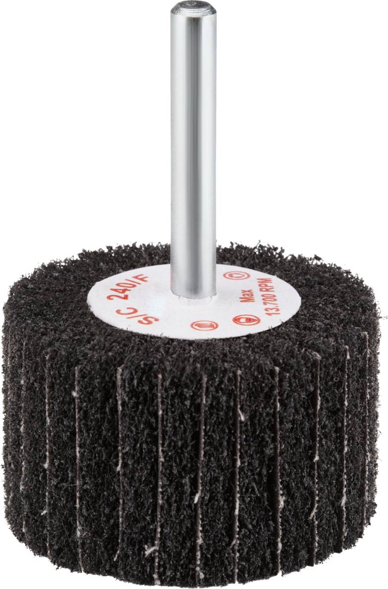 Rhodius 305653 VSK, 10 Stück Vliesfächerschleifer 50 x 30 x 6,0 mm, A240, very fine, TOPline, für Edelstahl, Stahl, NE-Metalle 10