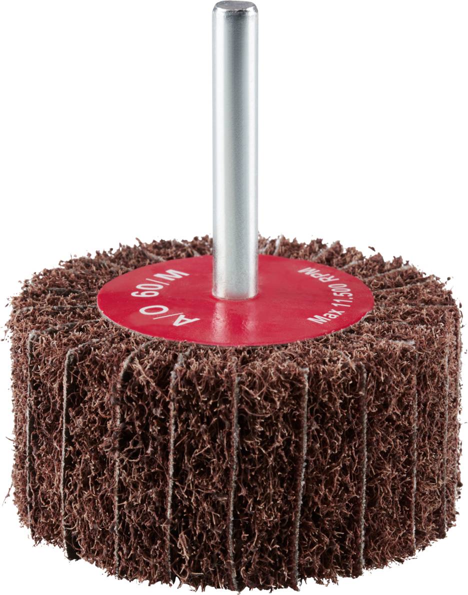 Rhodius 305321 VSK, 10 Stück Vliesfächerschleifer 60 x 30 x 6,0 mm, A60, coarse, TOPline, für Edelstahl, Stahl, NE-Metalle 10St.