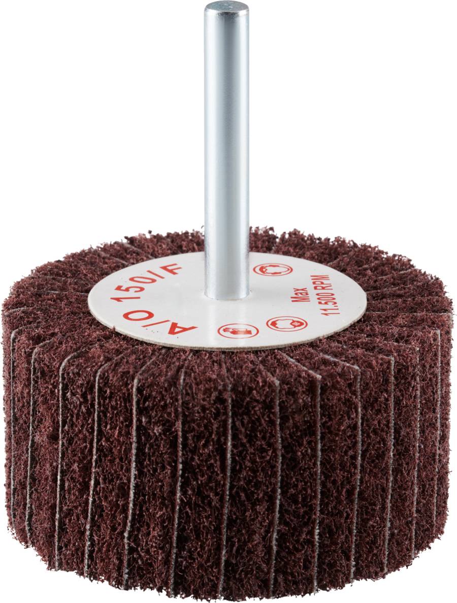 Rhodius 305323 VSK, 10 Stück Vliesfächerschleifer 60 x 30 x 6,0 mm, A150, fine, TOPline, für Edelstahl, Stahl, NE-Metalle 10St.