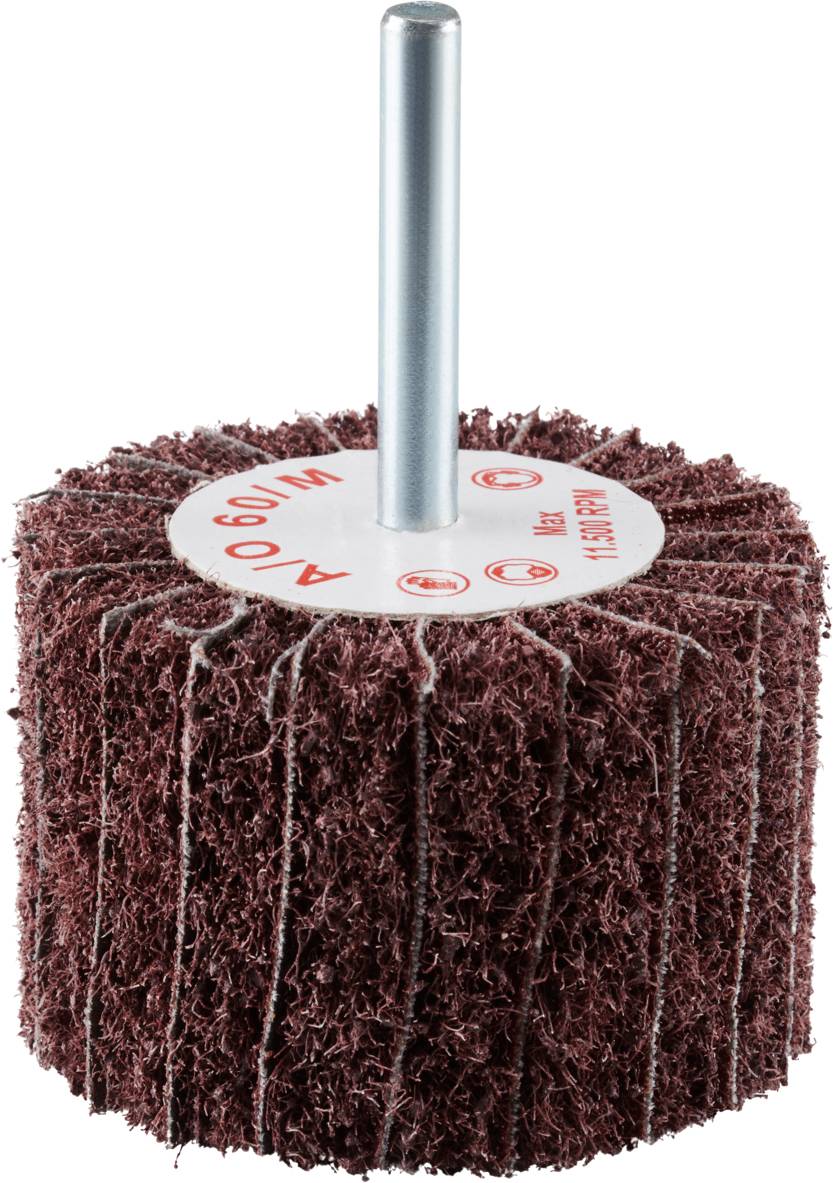 Rhodius 305325 VSK, 10 Stück Vliesfächerschleifer 60 x 40 x 6,0 mm, A60, coarse, TOPline, für Edelstahl, Stahl, NE-Metalle 10St.