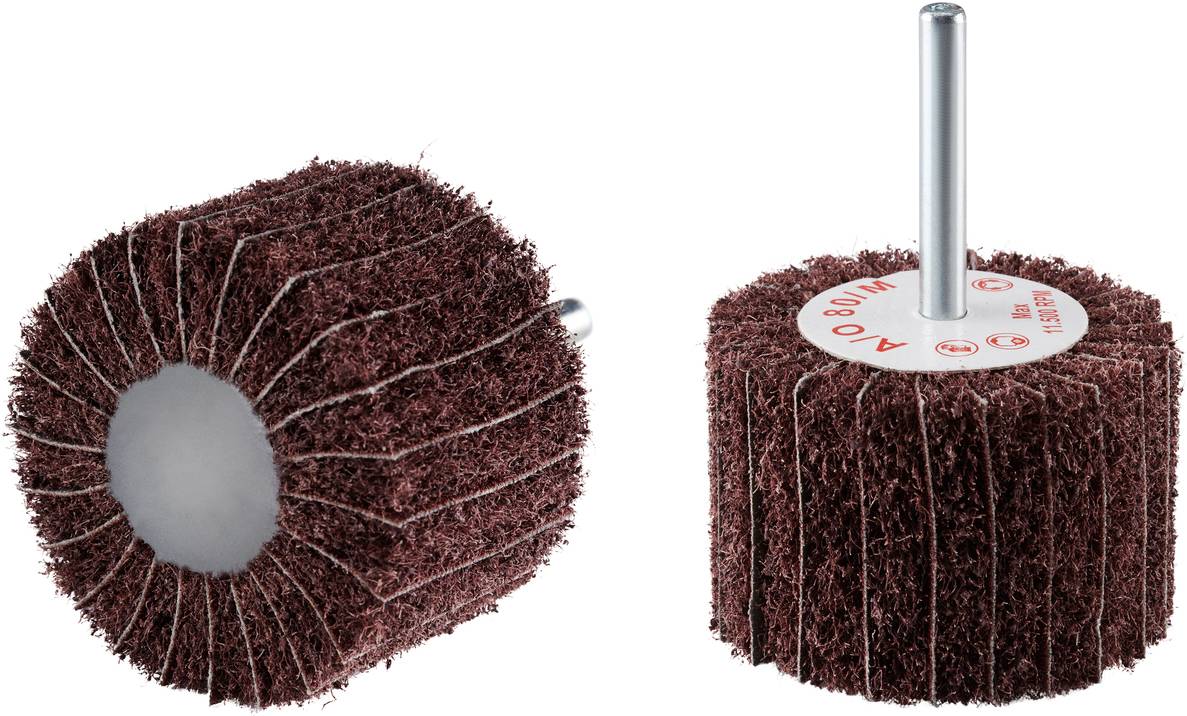 Rhodius 305326 VSK, 10 Stück Vliesfächerschleifer 60 x 40 x 6,0 mm, A80, medium, TOPline, f