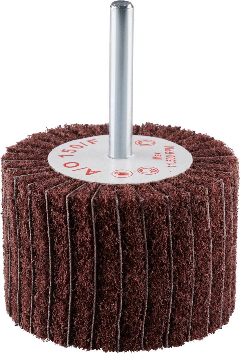 Rhodius 305327 VSK, 10 Stück Vliesfächerschleifer 60 x 40 x 6,0 mm, A150, fine, TOPline, für Edelstahl, Stahl, NE-Metalle 10St.