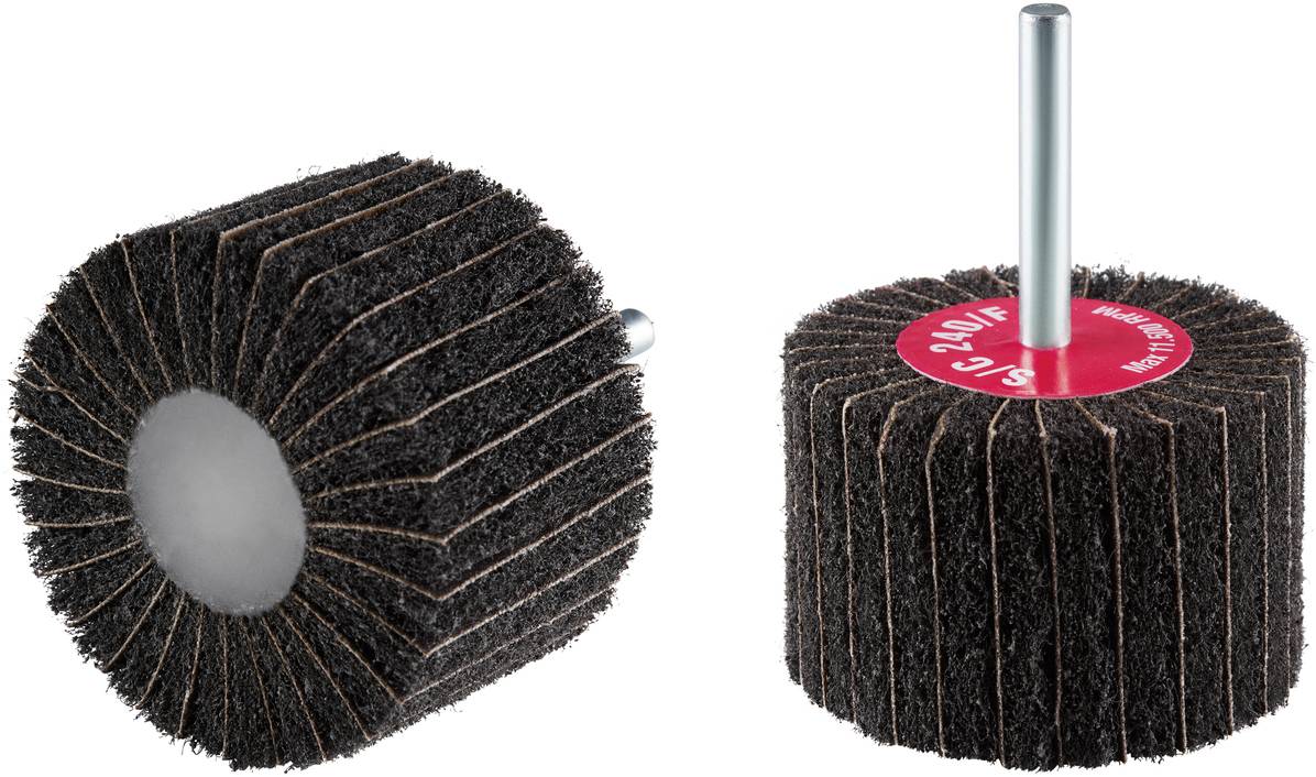 Rhodius 305328 VSK, 10 Stück Vliesfächerschleifer 60 x 40 x 6,0 mm, A240, very fine, TOPline, für Edelstahl, Stahl, NE-Metalle 10