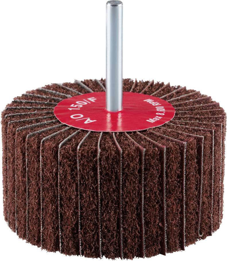 Rhodius 305331 VSK, 10 Stück Vliesfächerschleifer 80 x 40 x 6,0 mm, A150, fine, TOPline, für Edelstahl, Stahl, NE-Metalle 10St.