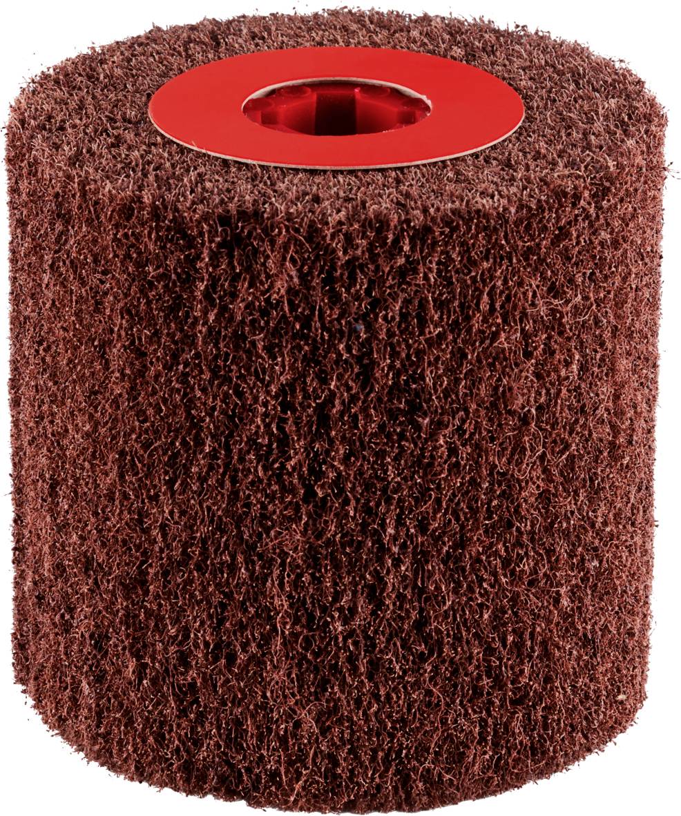 Rhodius 305358 VW, Vlieswalzen 100 x 100 x 19,00 mm, medium, TOPline, für Edelstahl, Stahl, NE-Metalle 1St.