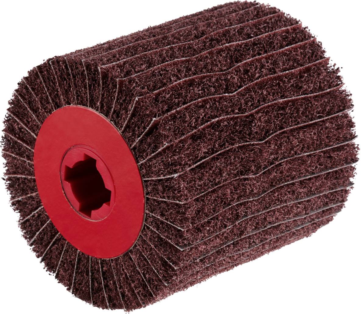 Rhodius 305354 VWK, Vlieswalzen kombiniert 100 x 100 x 19,00 mm, A80, medium, TOPline, für Edelstahl, Stahl, NE-Metalle 1St.