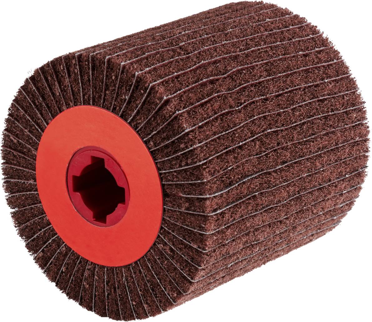 Rhodius 305355 VWK, Vlieswalzen kombiniert 100 x 100 x 19,00 mm, A150, fine, TOPline, für Edelstahl, Stahl, NE-Metalle 1St.