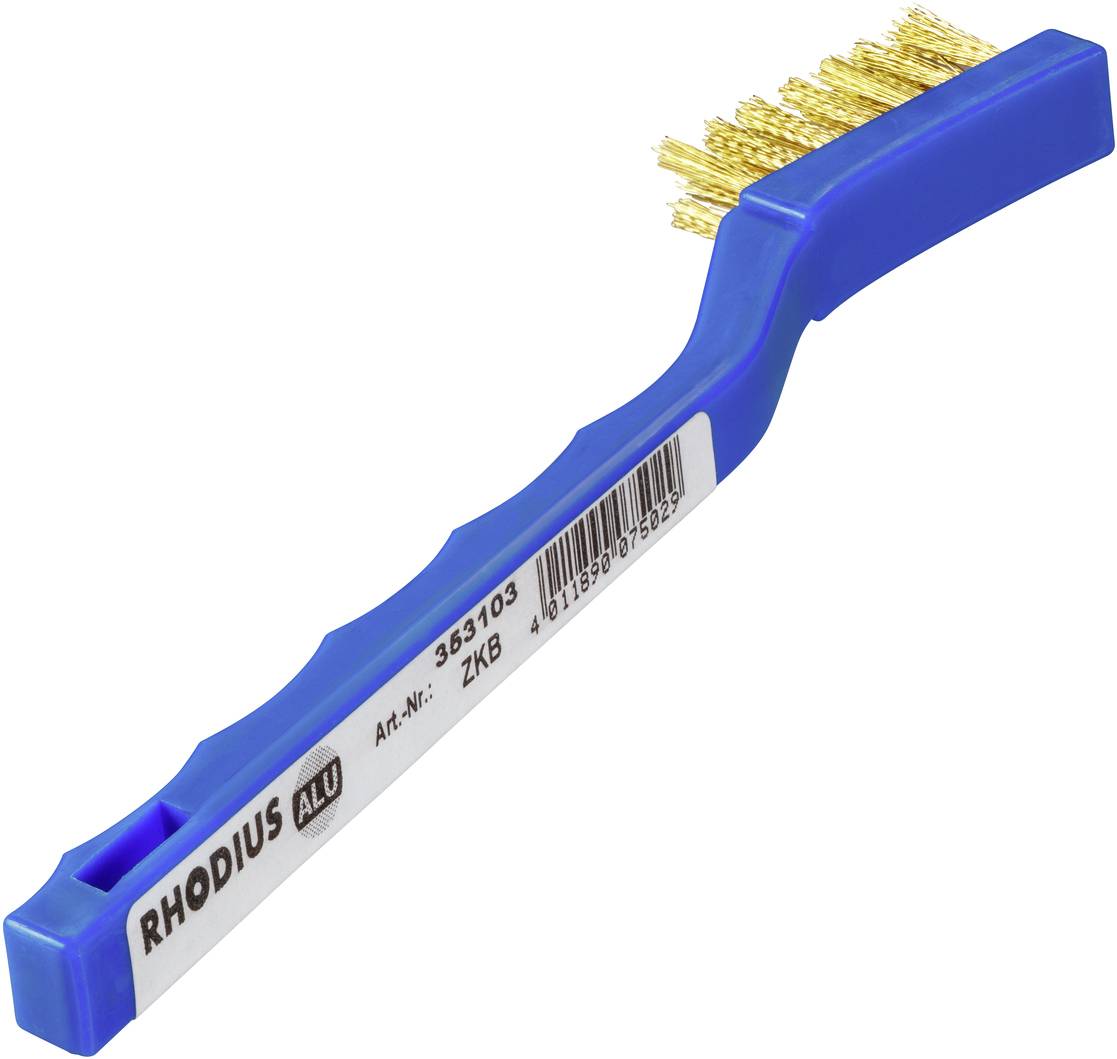 Rhodius ZKB, 24 Stück Handbürste 3 Reihen, gewellt, TOPline, für NE-Metalle ZKB 353103 24St.