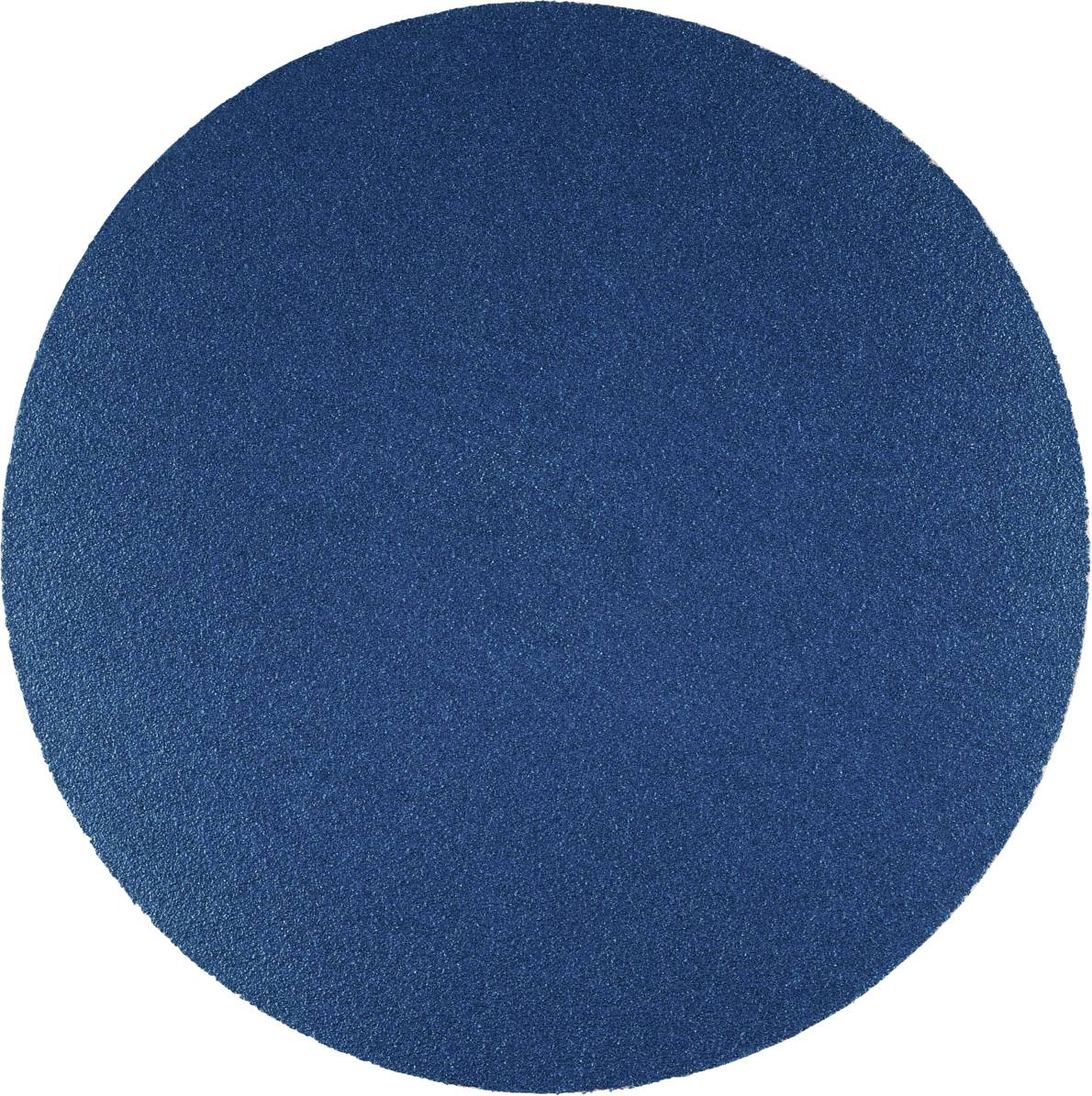 Ein tiefblauer, kreisförmiger Schleifpad.