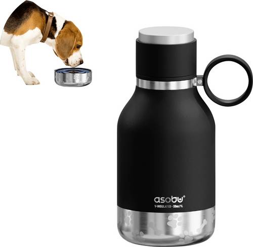 Asobu Trinkflasche 1000ml Edelstahl SDB1 BLACK SDB1 black