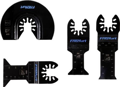 FRITZFURT 3501-2014 Bimetall Multifunktionswerkzeug-Zubehör-Set 4teilig 1 Set