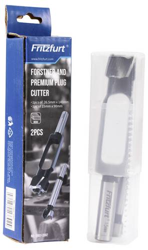 FRITZFURT 2801-3302 Forstnerbohrer-Set 2teilig 15 mm, 26.5 mm 1 Set