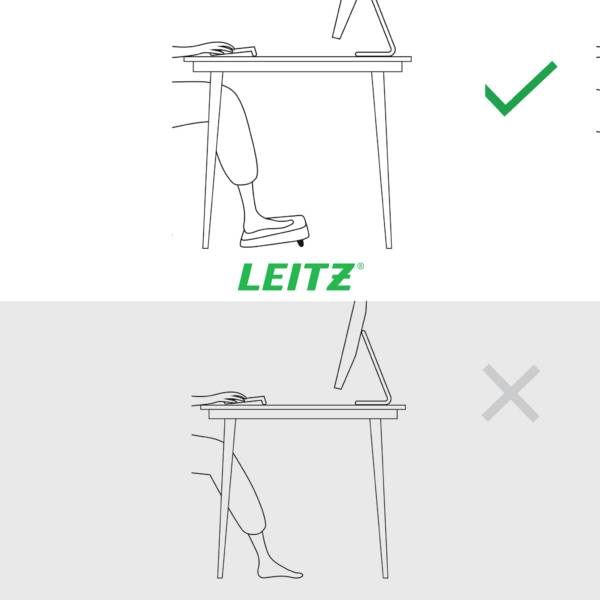 Leitz 65460089 65460089 Fußstütze verstellbar Fußstütze