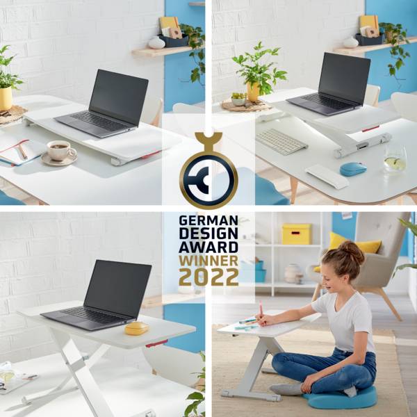 Leitz 65320085 Sitz-Steh-Schreibtischaufsatz