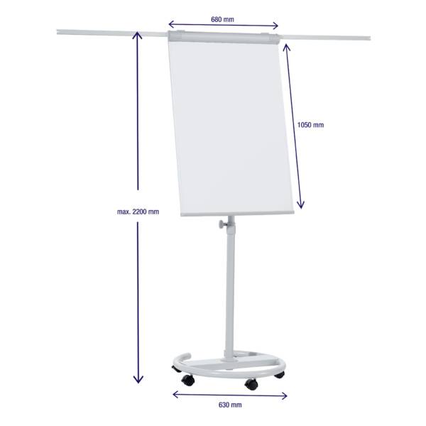 Franken Flipcharttafel Easel ECO Mobile Steel F2400/N