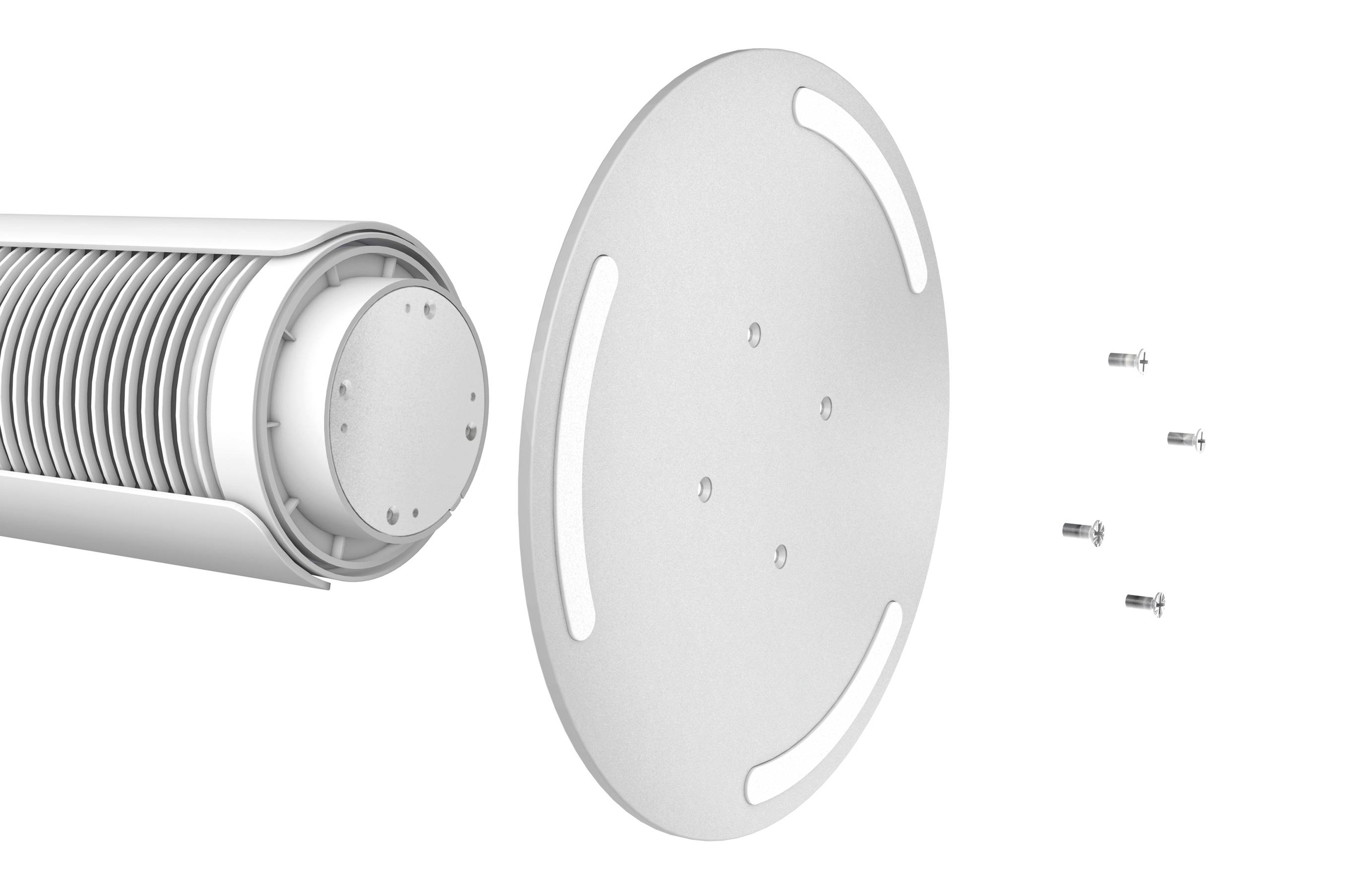 Stadler Form Peter Leatherette Turmventilator 60W (Ø x H) 24cm x 110cm Dimmbar, mit Fernbedienung, Timer, Schwenkbar