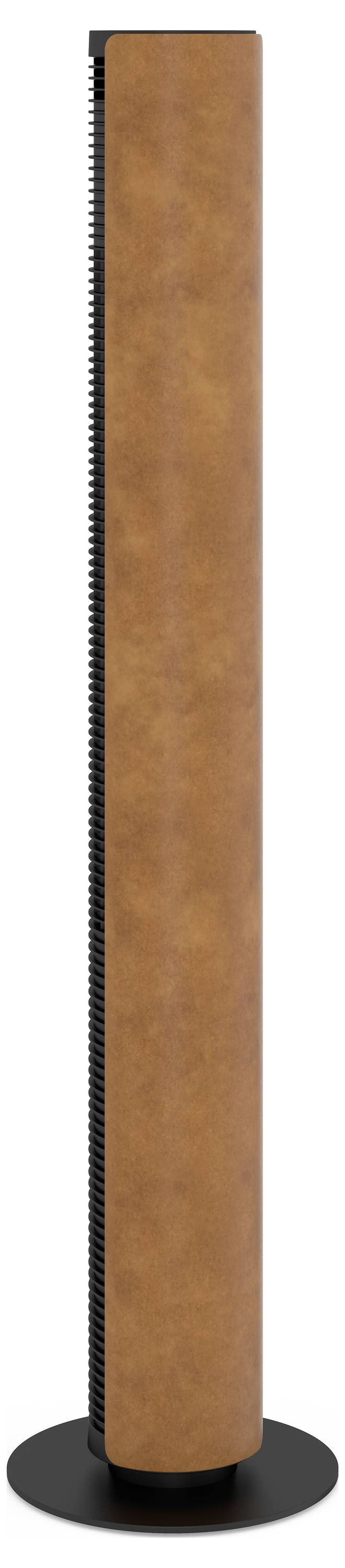 Stadler Form Peter Leatherette Turmventilator 60W (Ø x H) 24cm x 110cm Dimmbar, mit Fernbedienung, Timer, Schwenkbar