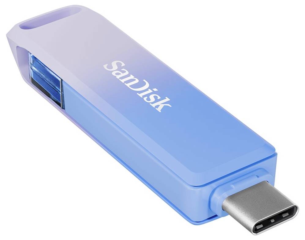 SanDisk Creator Phone Drive USB-Stick Retail 128 GB Blau, Lilac Purple SDIXD0N-128G-GN6TP USB-C®