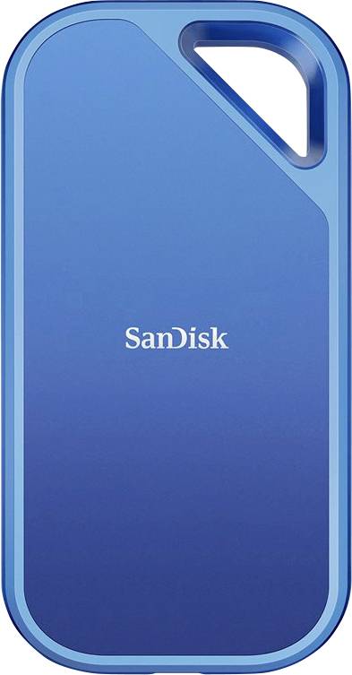 SanDisk Creator Pro Portable 4 TB Externe SSD USB-C® (USB 3.2 Gen 2x2) Blau SDSSDE81C-4T00-G25