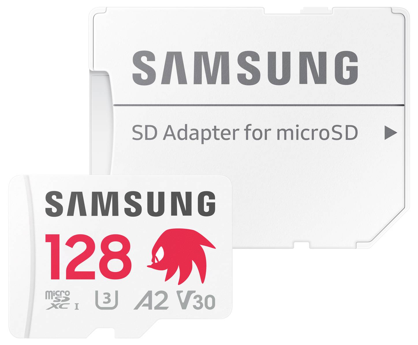Samsung Sonic Edition - "Knuckles" microSDXC-Karte Retail 128GB A2 Application Performance Class, v30 Video Speed Class, UHS-I U3