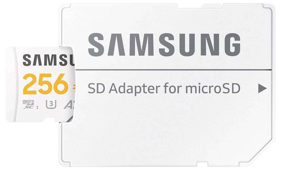 Samsung Sonic Edition - "Tails" microSDXC-Karte Retail 256GB A2 Application Performance Class, v30 Video Speed Class, UHS-I